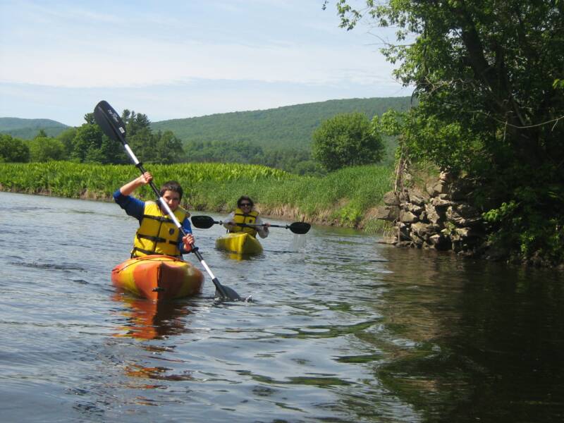 Kayaking the otter creek
